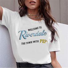Load image into Gallery viewer, LUSLOS SOUTH SIDE SERPENTS T Shirt Women Sumemr Riverdale Plus Size O-neck Tshirt Snake Print Homme Streetwear Cool T-shirts