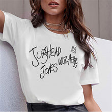 Load image into Gallery viewer, LUSLOS SOUTH SIDE SERPENTS T Shirt Women Sumemr Riverdale Plus Size O-neck Tshirt Snake Print Homme Streetwear Cool T-shirts