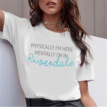 Load image into Gallery viewer, LUSLOS SOUTH SIDE SERPENTS T Shirt Women Sumemr Riverdale Plus Size O-neck Tshirt Snake Print Homme Streetwear Cool T-shirts