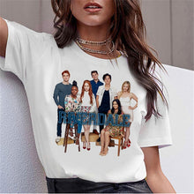 Load image into Gallery viewer, LUSLOS SOUTH SIDE SERPENTS T Shirt Women Sumemr Riverdale Plus Size O-neck Tshirt Snake Print Homme Streetwear Cool T-shirts