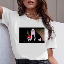Load image into Gallery viewer, Dark Snow White Harajuku T Shirt Women Funny Ullzang Vintage 90s Aesthetic T-shirt Korean Style Fashion Print Top Tees