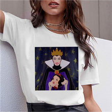 Load image into Gallery viewer, Dark Snow White Harajuku T Shirt Women Funny Ullzang Vintage 90s Aesthetic T-shirt Korean Style Fashion Print Top Tees