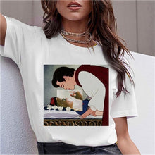 Load image into Gallery viewer, Dark Snow White Harajuku T Shirt Women Funny Ullzang Vintage 90s Aesthetic T-shirt Korean Style Fashion Print Top Tees
